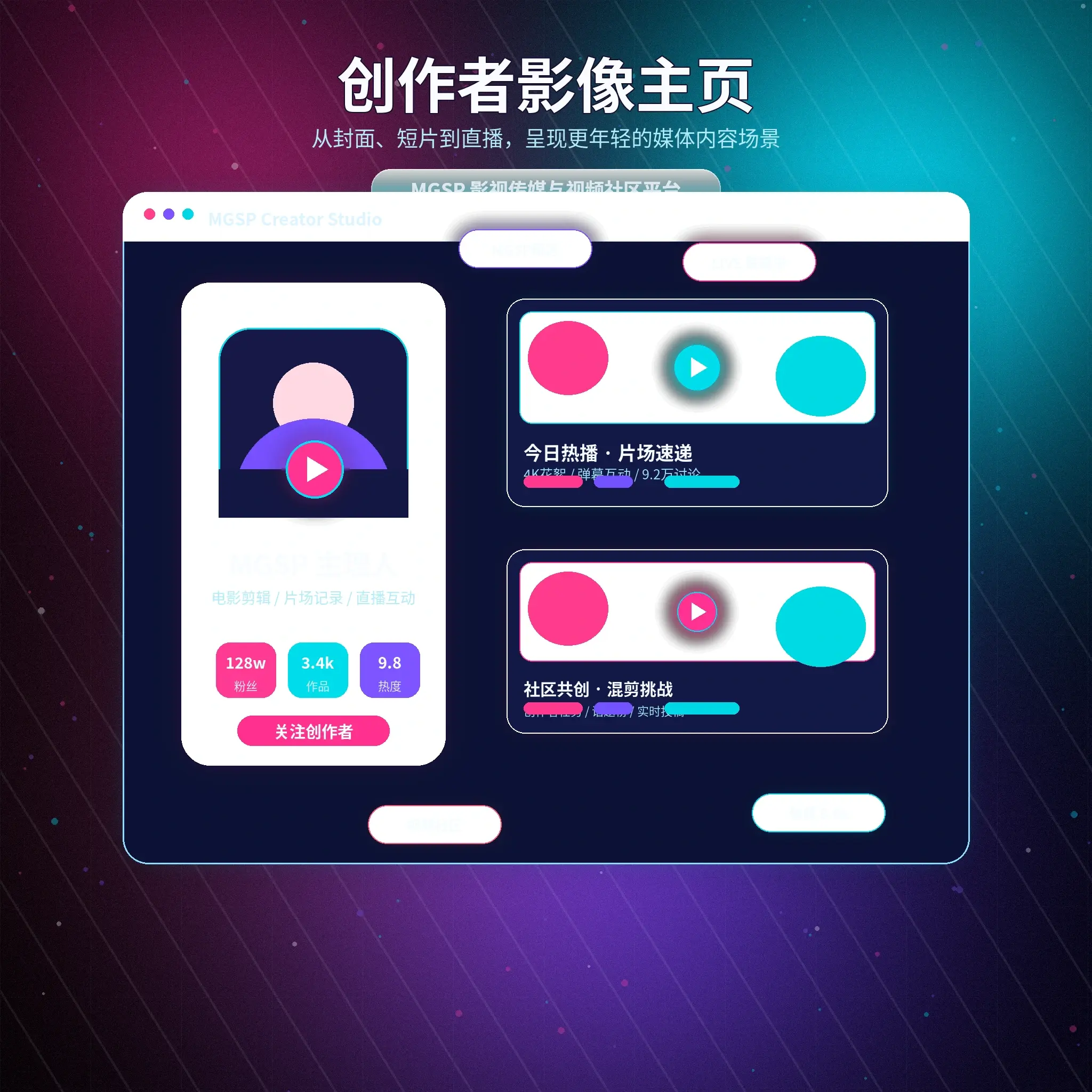 蘑菇视频昵称头像与个人资料设置